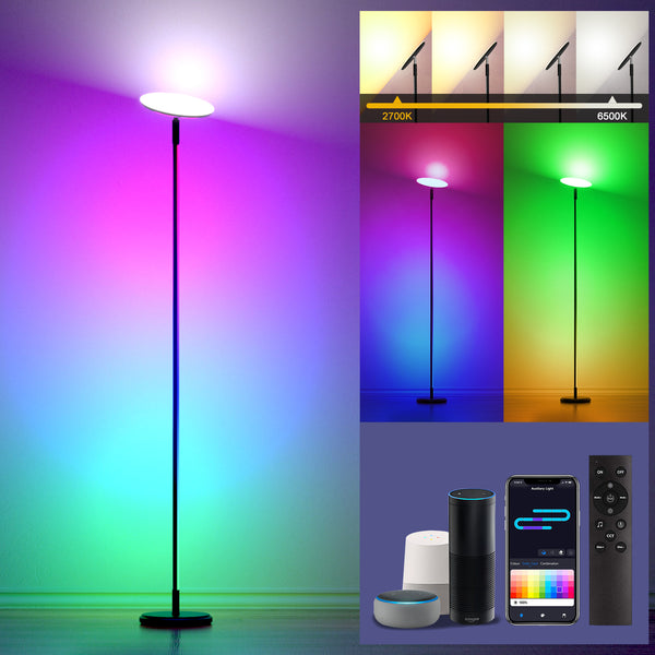 Smart RGBWIC Floor Lamp for living room