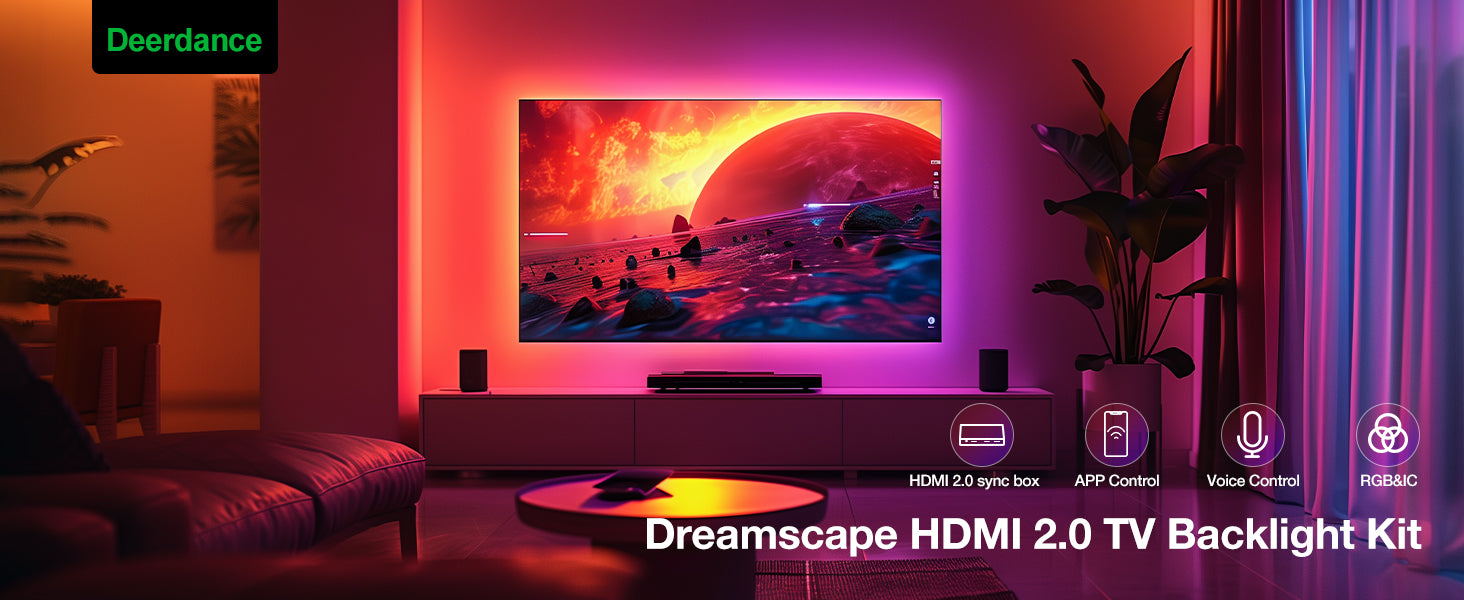 Dreamscape HDMI 2.0 TV Backlight Kit