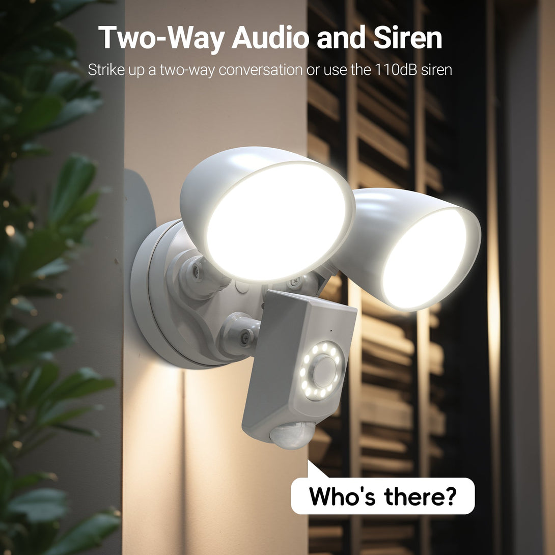 two-way audio and siren