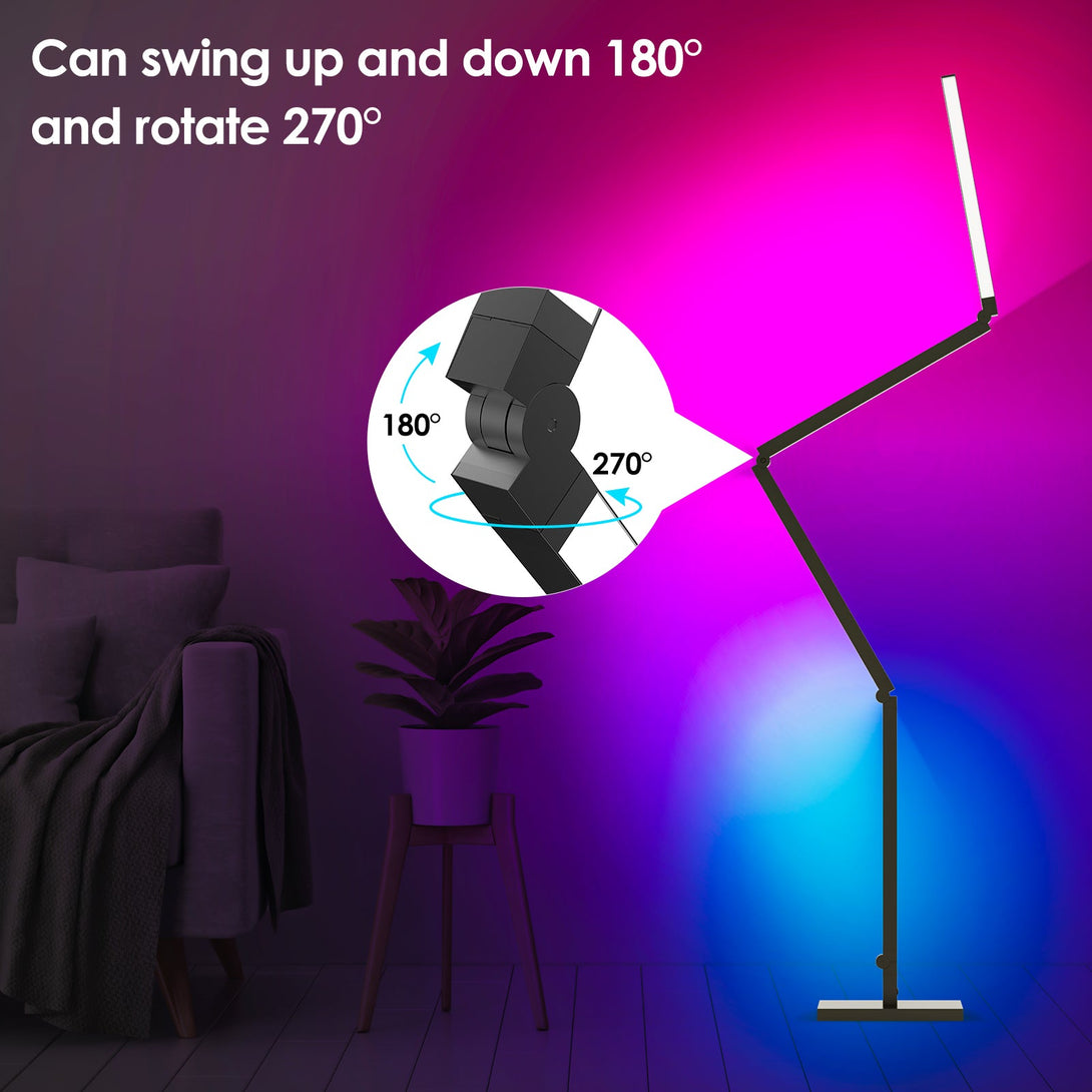 Deerdance RGBW LED Folded Floor Lamp