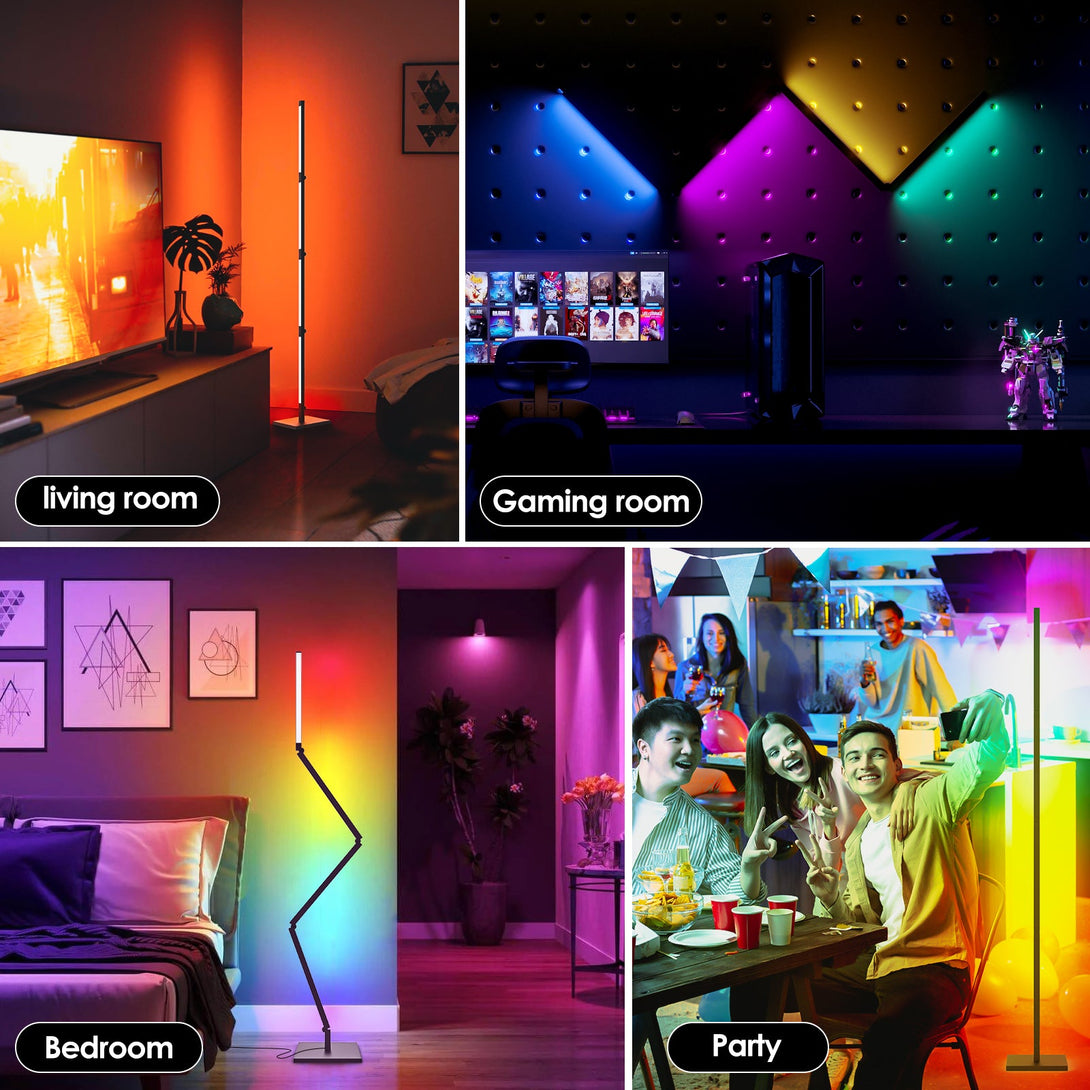 Deerdance RGBW LED Folded Floor Lamp